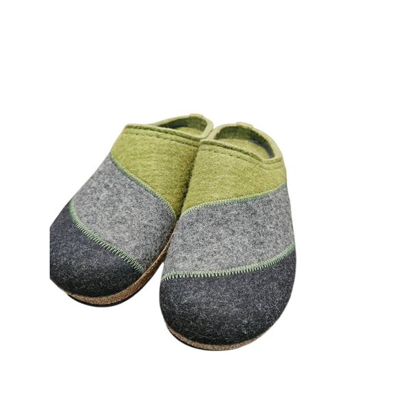 Haflinger Wool Clogs Green Gray Womens Size  7 NEW TAGS - Picture 3 of 9